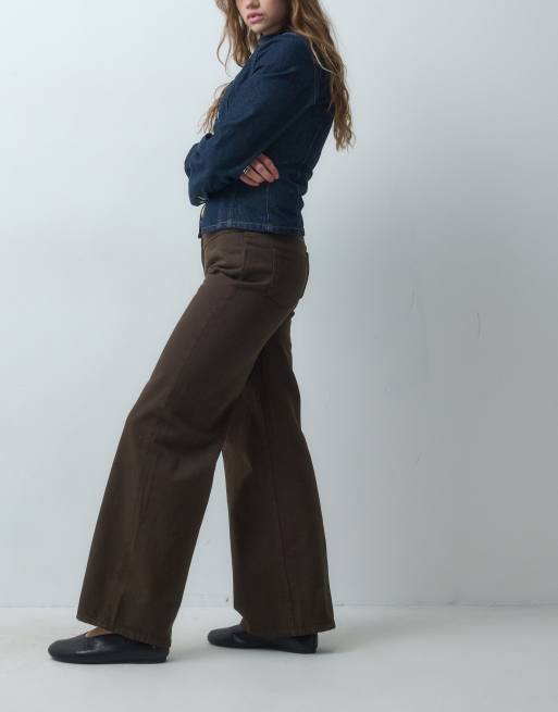 Mango Teen low rise straight jean in brown, 2 of 5