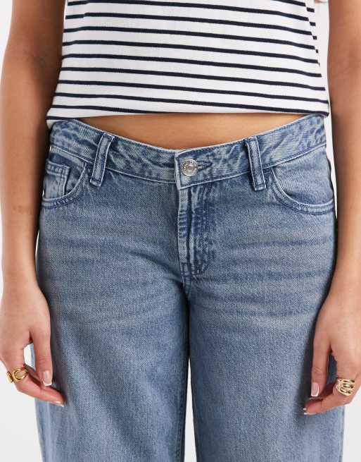 Mango - Teen - Lyseblå jeans med lige ben og kantslidser, 4 af 5
