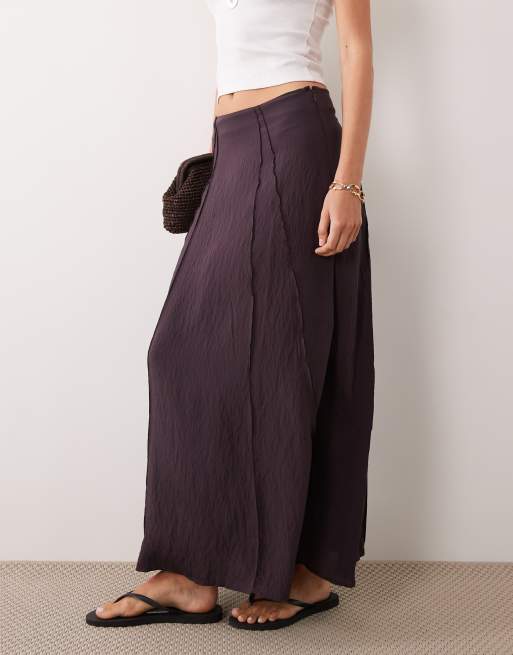 Mango Teen maxi rok in donkerbruin, 2 van 5