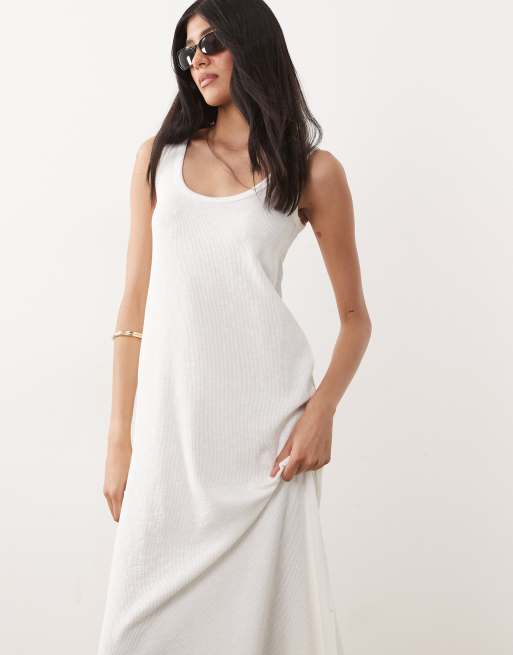 Mango - Teen - Mouwloze maxi jurk in neutraal, 2 van 4
