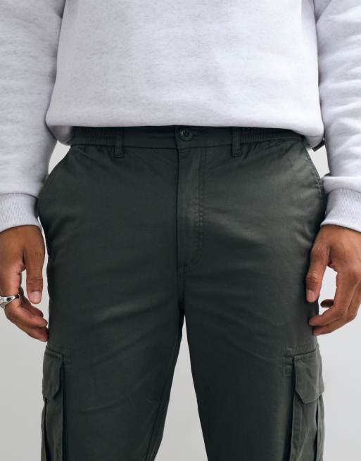 Mango Teen pantalon cargo droit vert, 4 de 5