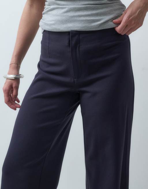 Mango Teen pantalon droit ajusté bleu marine, 4 de 5