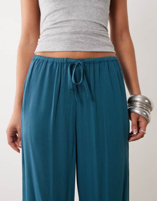 Mango Teen - Pantalon ornementé - Bleu, 3 de 5