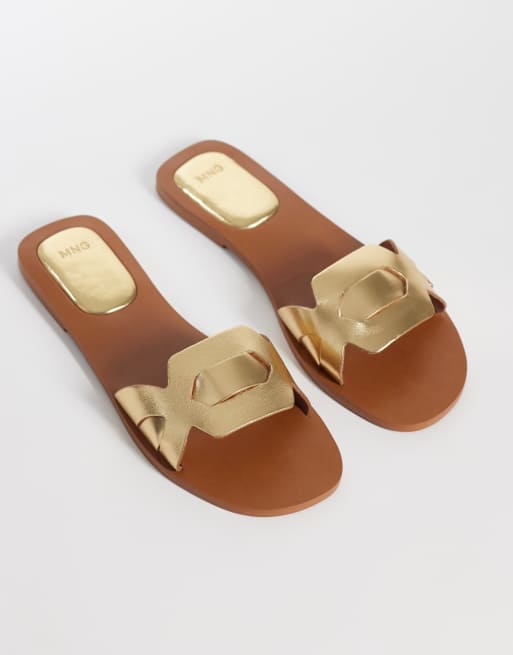 Mango - Teen - Sliders color oro
