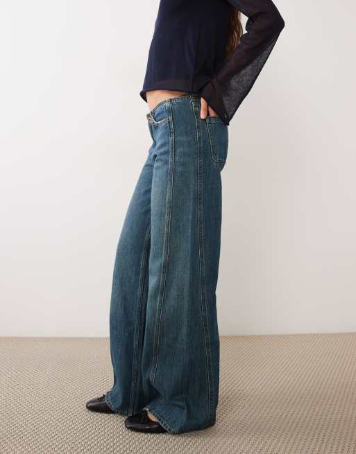 Mango Teen straight jean in dark blue, 5 of 5