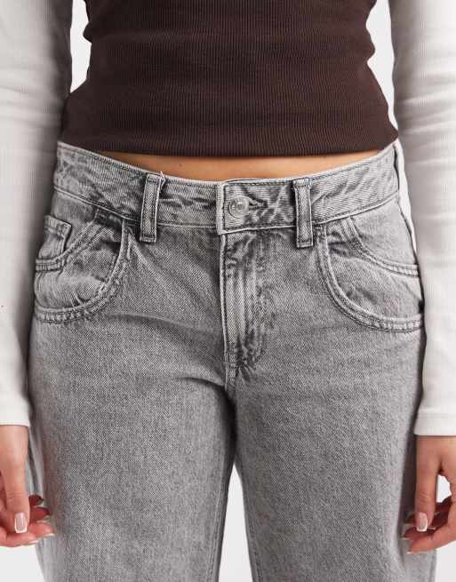 Mango Teen straight jean in light grey, 5 of 5