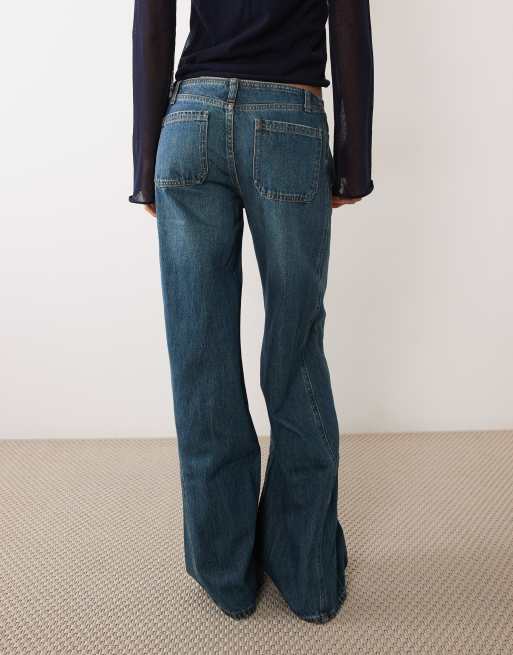 Mango Teen straight jeans in dark blue, 3 of 5