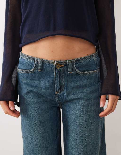 Mango Teen Straight Jeans in Dunkelblau, 2 von 5