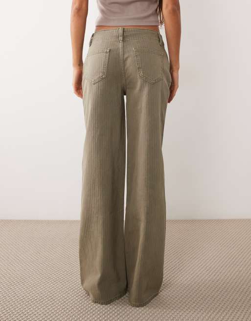 Mango Teen Straight-Jeans in Khaki, 3 von 5