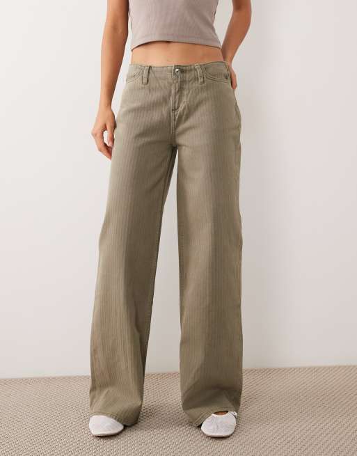 Mango Teen Straight-Jeans in Khaki, 5 von 5
