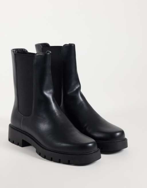Mango Teen strakke Chelsea boots in zwart, 2 van 4