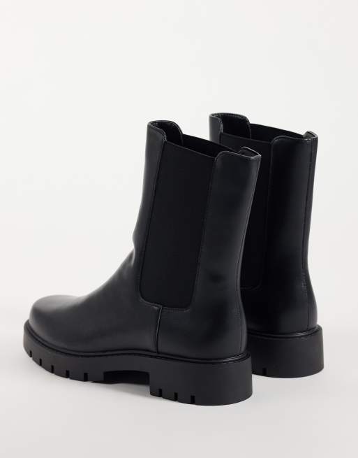 Mango Teen strakke Chelsea boots in zwart, 4 van 4