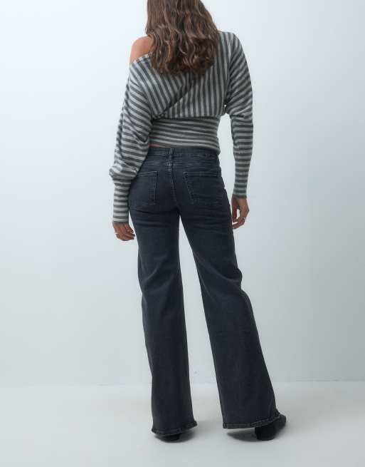 Mango Teen studded straight jean in black, 3 of 5