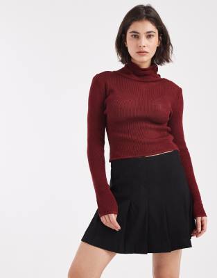 Mango Teen Tailored Skort In Black