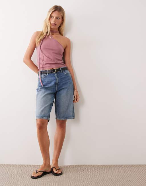 Mango Teen top senza maniche con dettaglio foulard rosa, 2 di 4