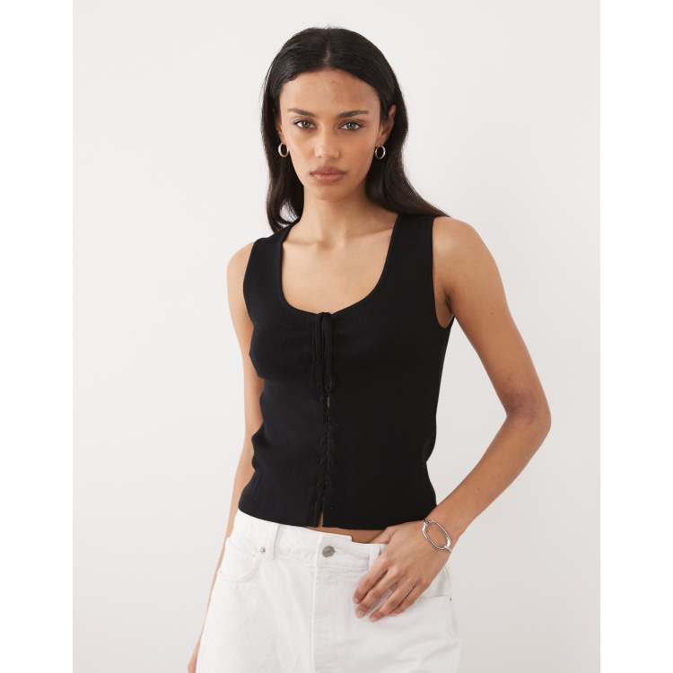 MANGOPOP Maglietta Donna Maniche Lunghe – Top Aderente Con Scollo Rotondo E Taglio Frontale, Autunno/Inverno