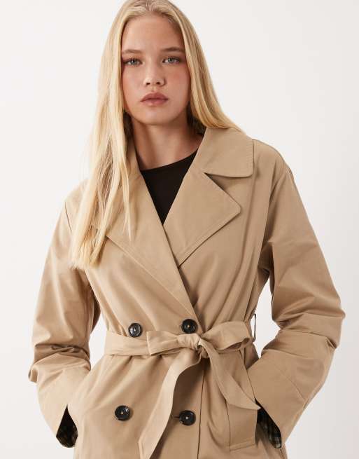 Mango Teen trench classico beige, 2 di 4