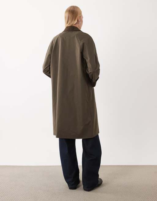Mango Teen Trenchcoat in Dunkelgrün, 3 von 4