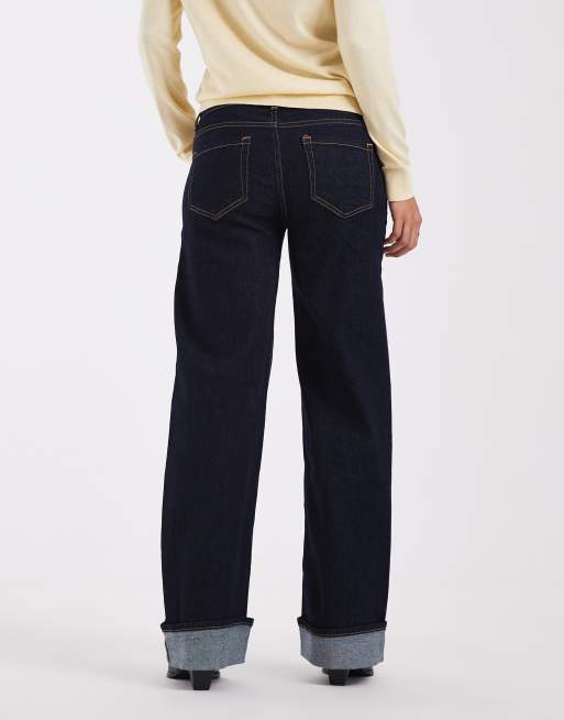 Mango Teen turn up jean in indigo, 2 of 5