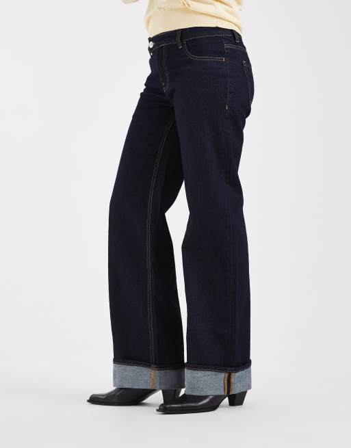 Mango Teen turn up jean in indigo, 3 of 5
