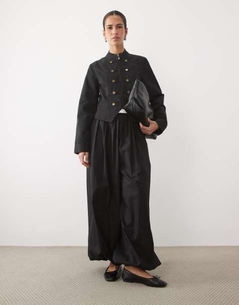 Mango Teen Utility-Jacke in Schwarz - view 1