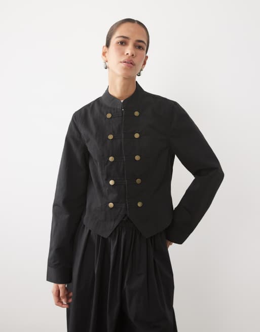 Mango Teen utility jacket in black, 2 of 4