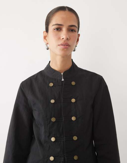 Mango Teen utility jacket in black, 3 of 4