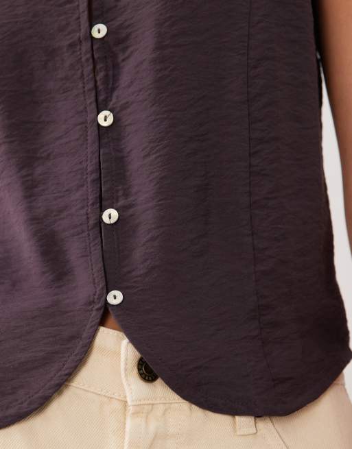 Mango Teen vest i brun, 3 af 4