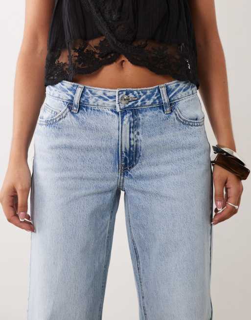 Mango Teen vida jeans i ljusblått, 4 av 5