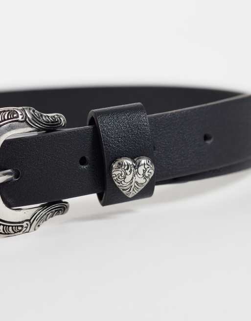Mango Teen western belt in black, 2 of 3