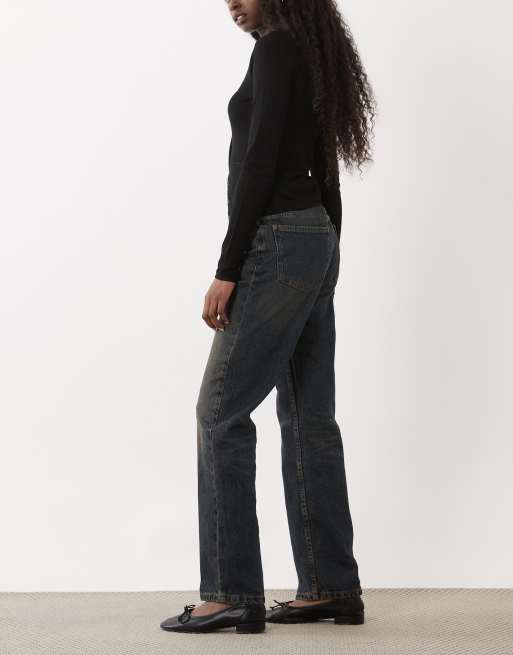 Mango Tere slim jeans in dirty blue wash, 2 of 5