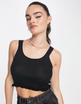 Daisy Street lacy trim cami vest top, ASOS