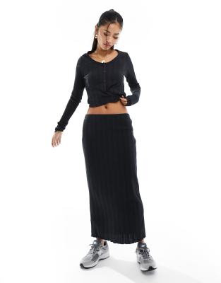 Mango Mango tie front co-ord top in black