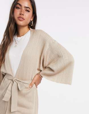cardigan tie waist