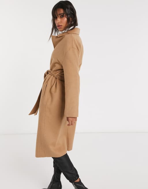 Mango on sale camel coat