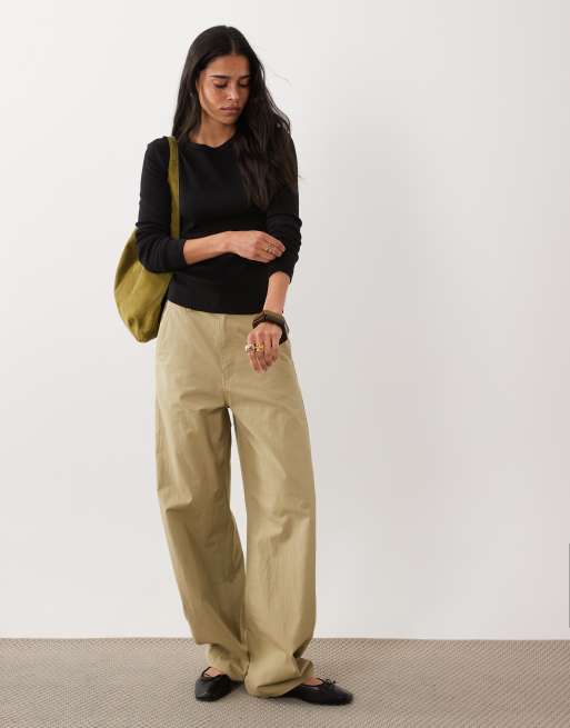 Mango topp med långa ärmar i svart, 2 av 4