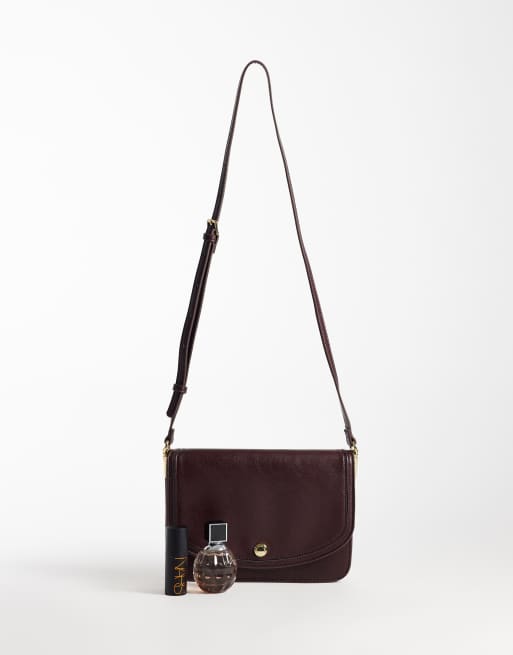 Mango torebka crossbody w kolorze burgundowym, 2 z 4