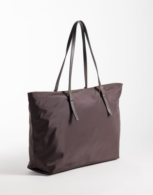 Mango tote tas in donkerbruin, 4 van 4