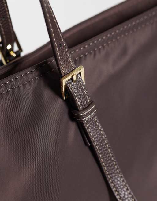 Mango tote-taske i chokolade, 3 af 4