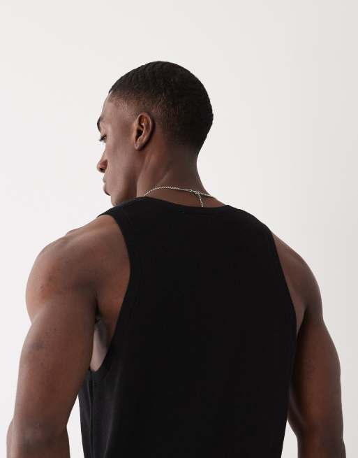 Mango – Trägertop in Schwarz aus 100% Baumwolle, 2 von 5
