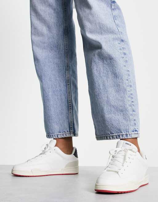 Mango trainers in white and cream | ASOS