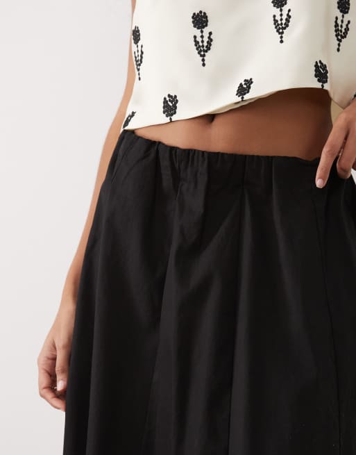 Mango – Trapezowa spódnica midi ze 100% bawełny, 4 z 5