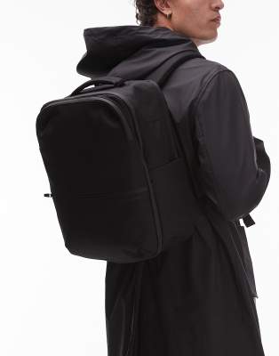 Mango Mango travel multi pocket back pack in black