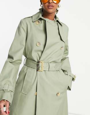 mango khaki trench coat