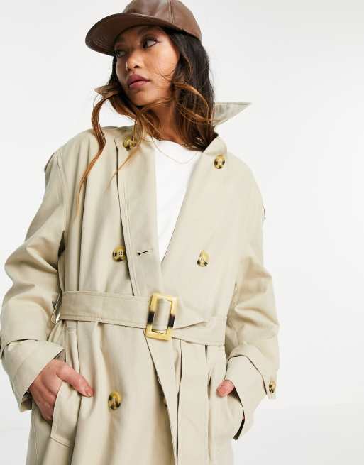 Mango double breasted trench sale