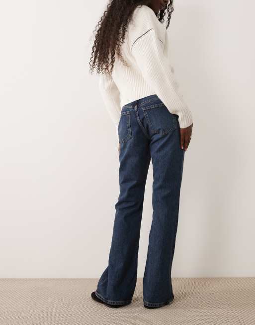 Mango Trini flared jean in indigo, 2 of 5