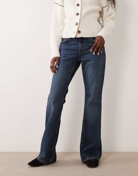 Mango Trini jeans med svaj i indigo - view 1