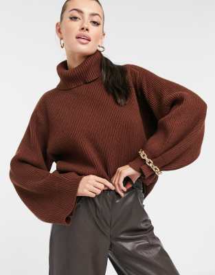 mango polo neck sweater