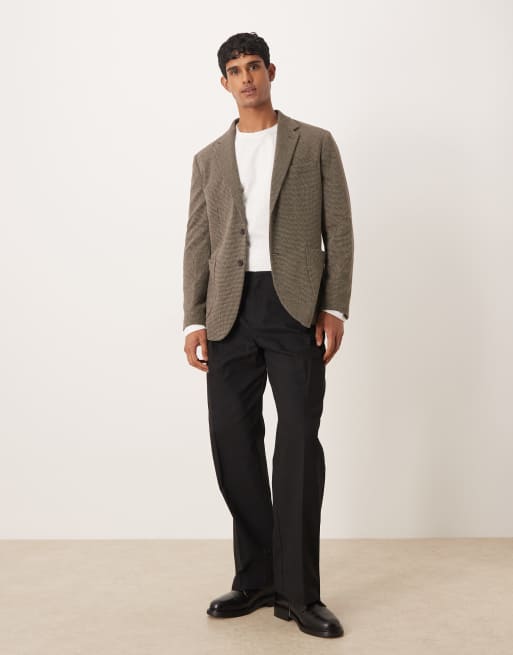 Mango – Tweed-Blazer in Braun, 2 von 5