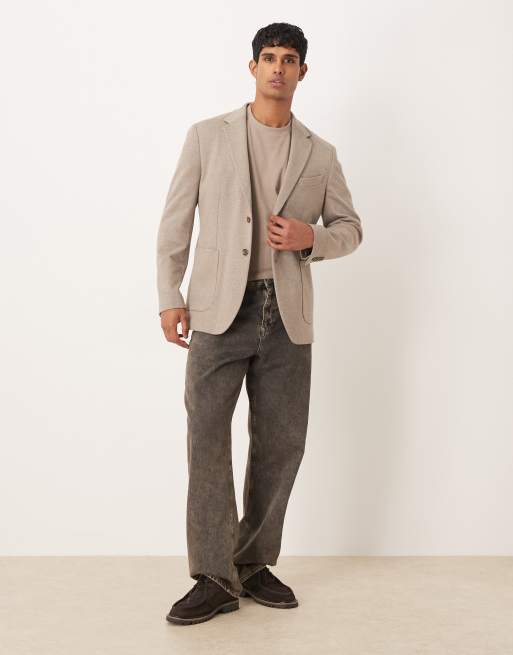 Mango - Tweed blazer in ecru, 2 van 5